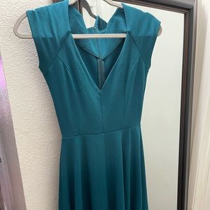 Teal Knee Length Dress. Size small.